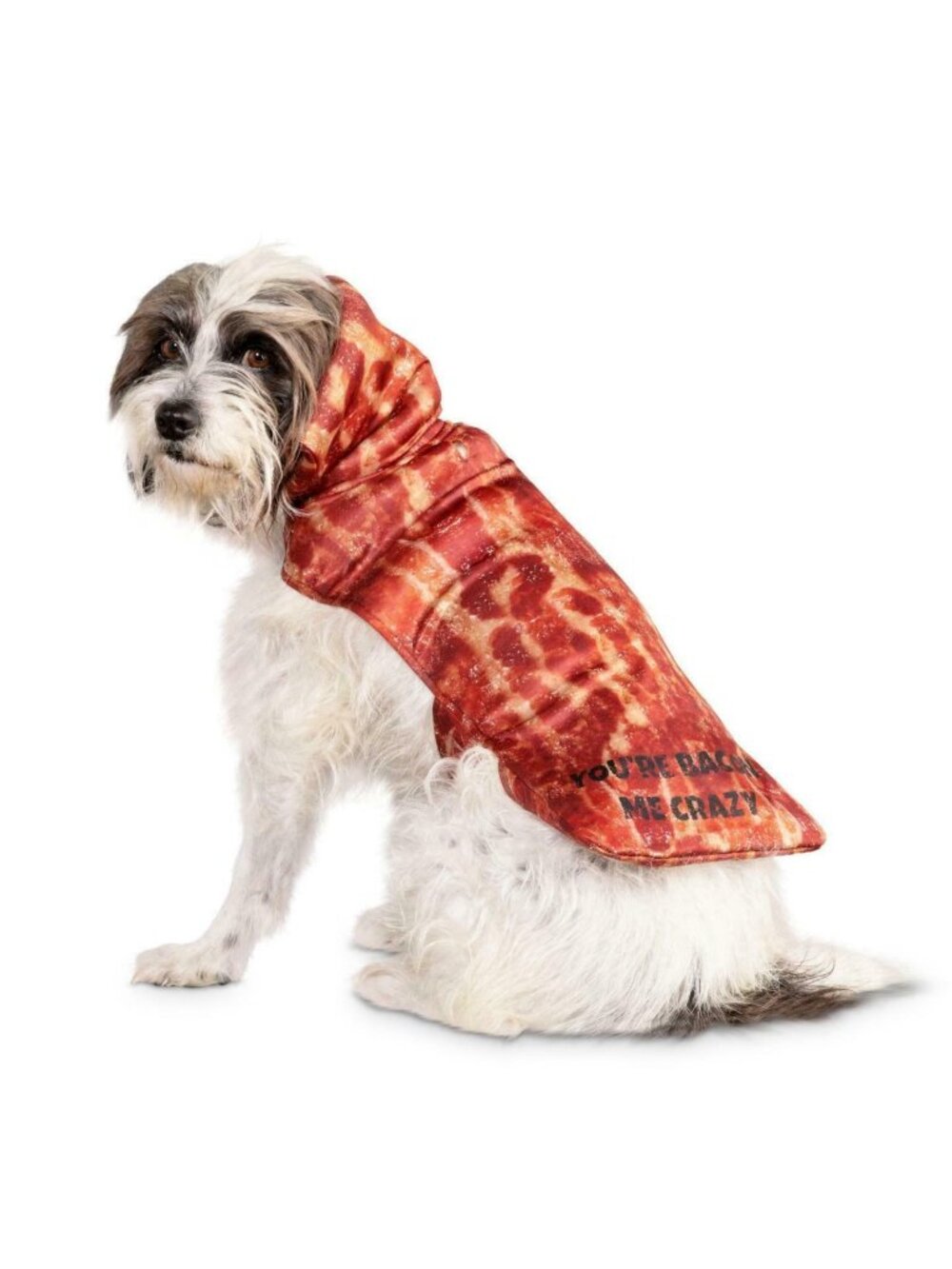 Bootique Pet Costume - Bacon for More - You're Bacon Me Crazy - L - Large - New
